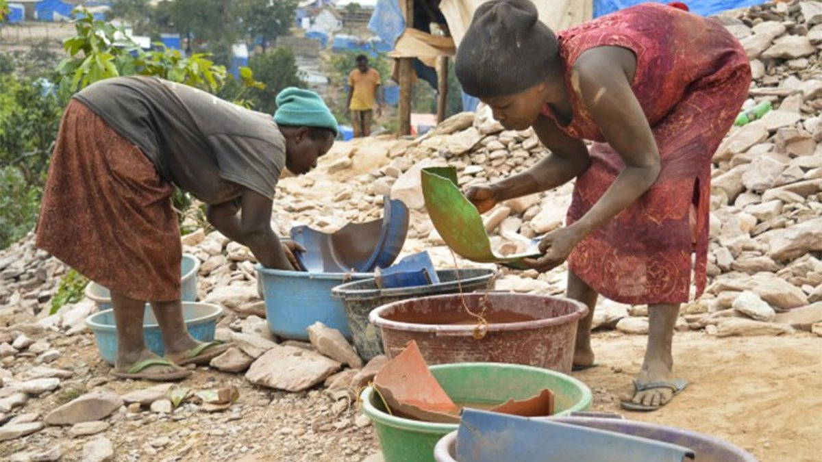 Uganda Gold Mining Operation